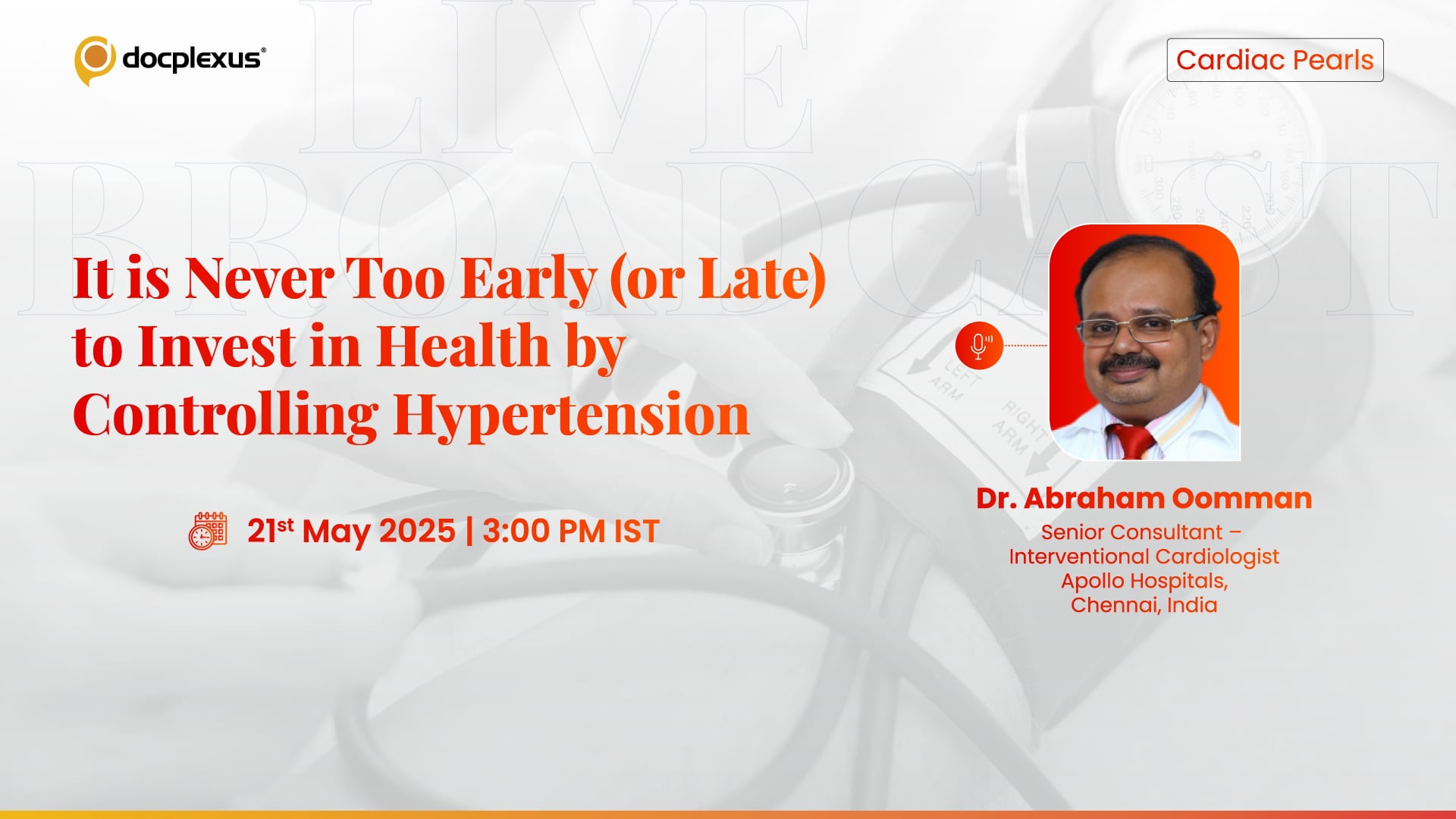 It is Never Too Early (or Late) to Invest in Health by Controlling Hypertension