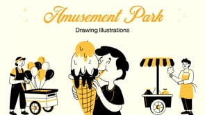 Animated Amusement Park Drawing Set, a Solid Icon by Vectors Market (Thumbnail 5 of 5)