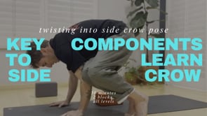 Twisting into Side Crow