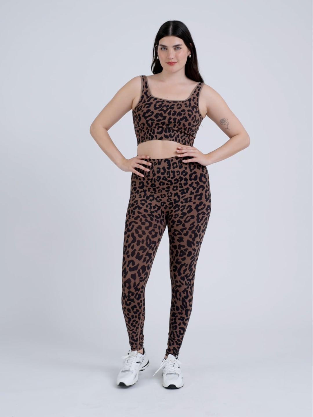 חזיית ספורט ללא ריפוד LEOPARD