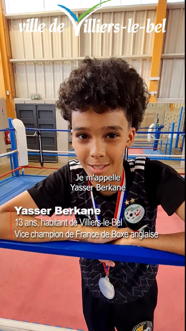 Vimeo Video : Yasser, 13 ans et déjà Vice champion de France de boxe pour Villiers-le-Bel !