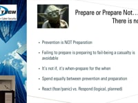 Prevention is NOT Preparation [PART 3]