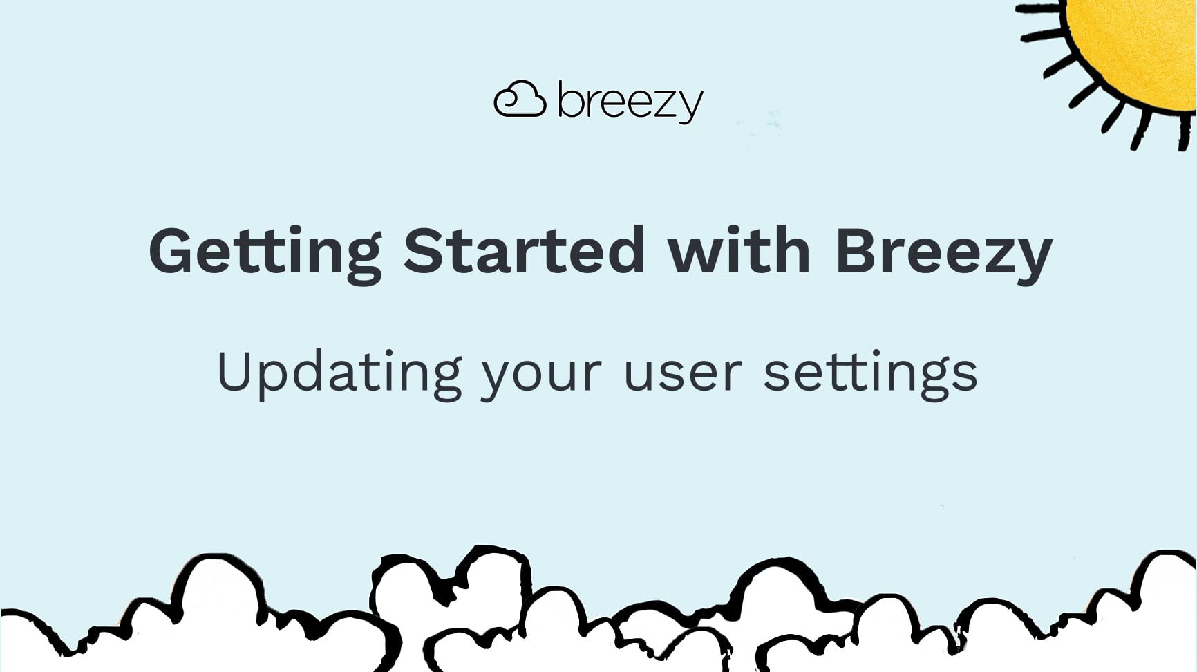 Getting started with Breezy: User settings | Videos & Movies on Vimeo