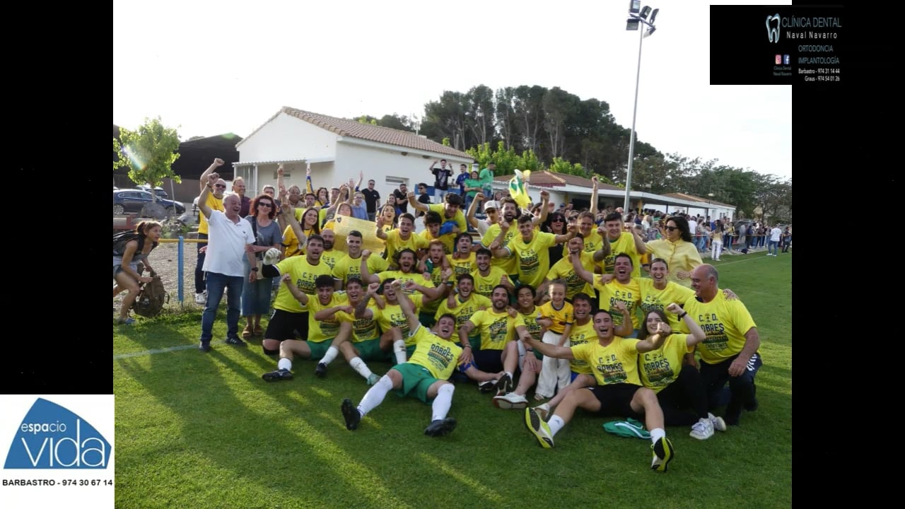 EL CD ROBRES ASCIENDE A TERCERA COMO CAMPEÓN (Felicidades por una Temporada Perfecta) 18.05.2025