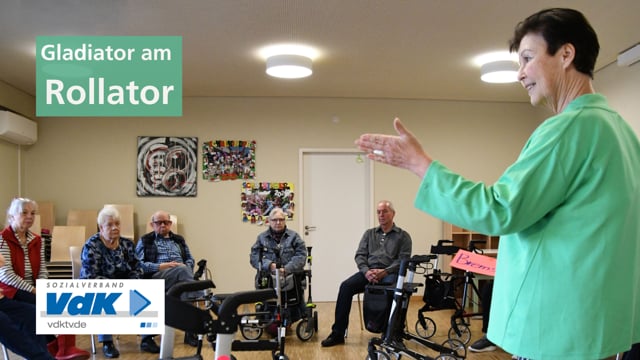 Gladiator am Rollator