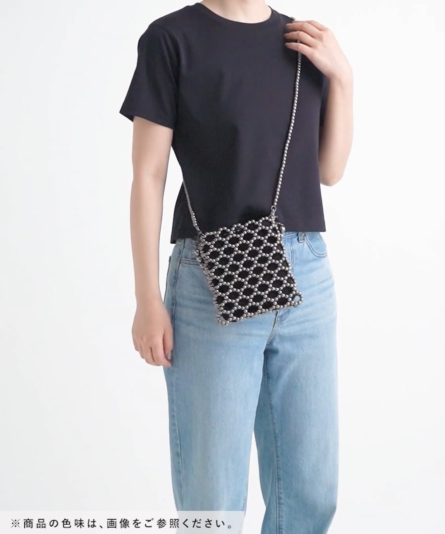 ビーズショルダーミニバッグ | [公式]レプシィム （LEPSIM）通販