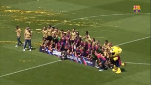 Pantalla gegant per a la final de Champions femenina
