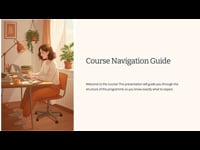 Course Structure - What To Expect