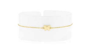 Italian 10kt Yellow Gold Butterfly Bracelet
