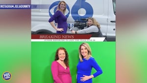 News Anchor's Water BREAKS During Broadcast