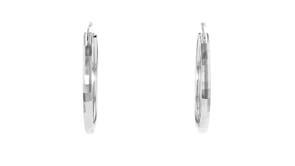 Italian Sterling Silver Hoop Earrings