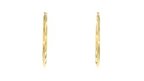 Italian 18kt Gold Over Sterling Three-Circle Hoop Earrings