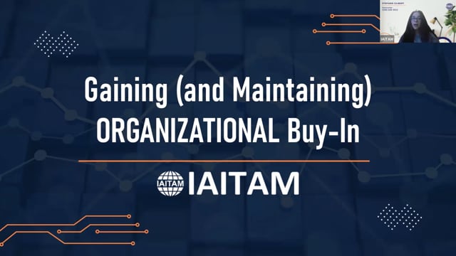 Gaining (and Maintaining) ORGANIZATIONAL Buy-In