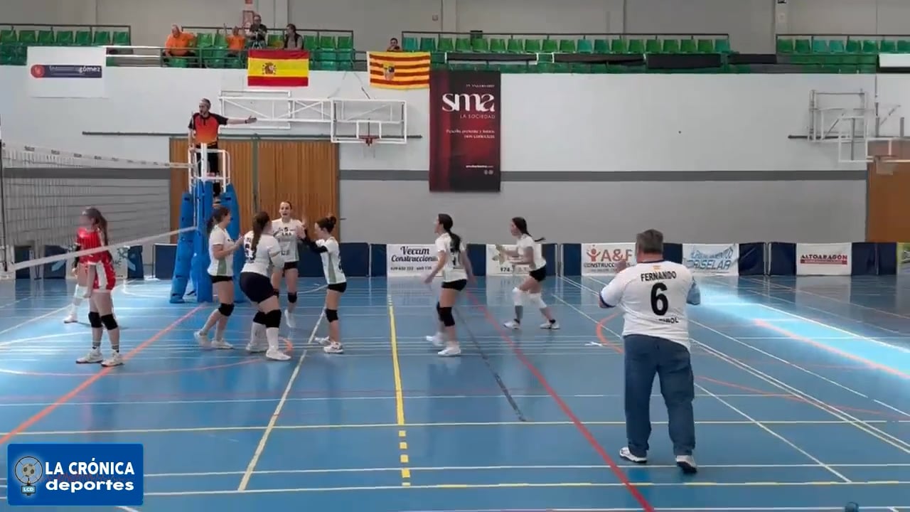 VOLEIBOL FINAL FOUR.  En la 1ª semifinal victoria del CV Zaragoza ante la SMA por 3-2.