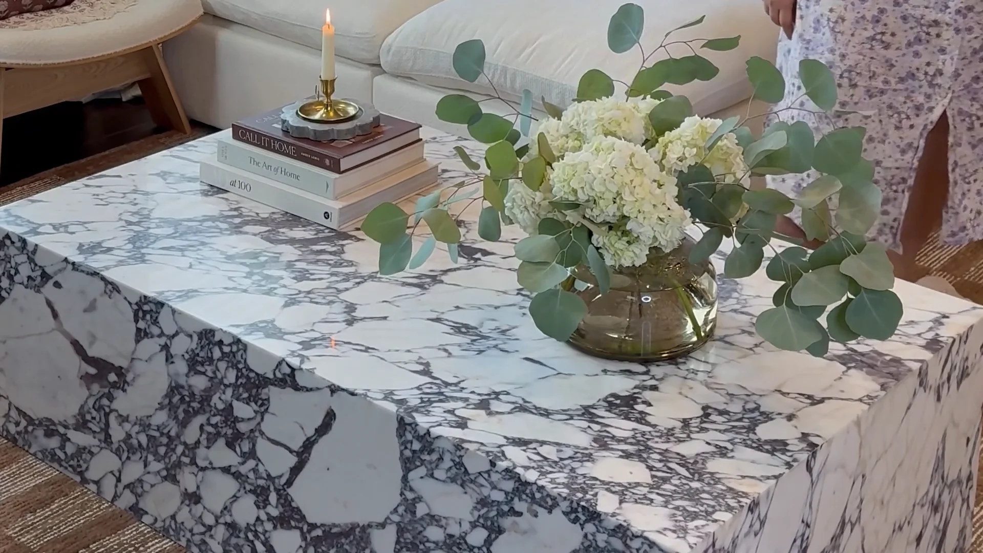 Copenhagen Marble Plinth Block Coffee Table - 56