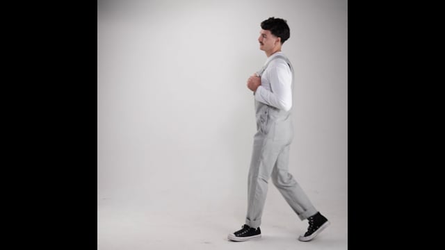 JARDINEIRA OVERALL - CINZA