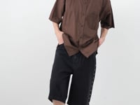 AFB / エーエフビー STUDDED WIDE SHORTS（ショート・ハーフパンツ