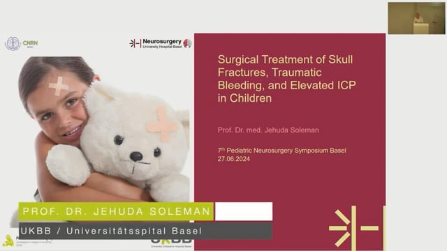 Surgical Treatment of Skull Fractures, Intracranial Bleedings, and Elevated ICP in Children