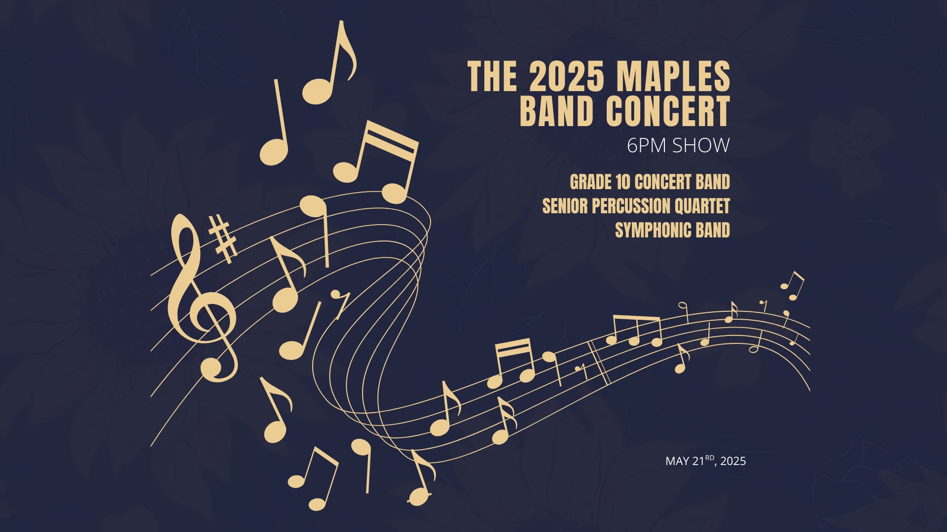 C7O-575 - The 2025 Spring Band Concert, 6pm show