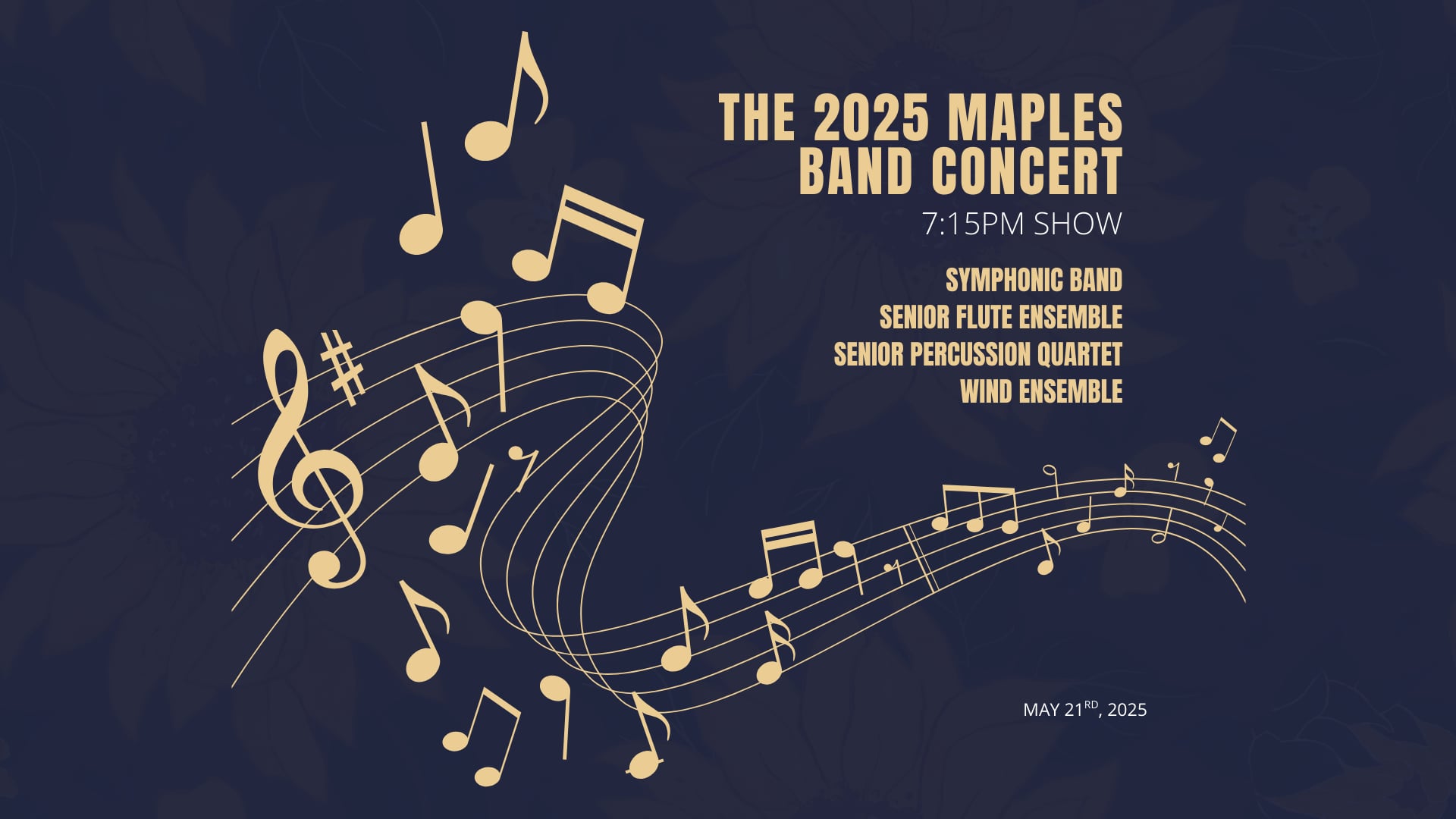 C7O-576 - The 2025 Spring Band Concert, 7:15pm show