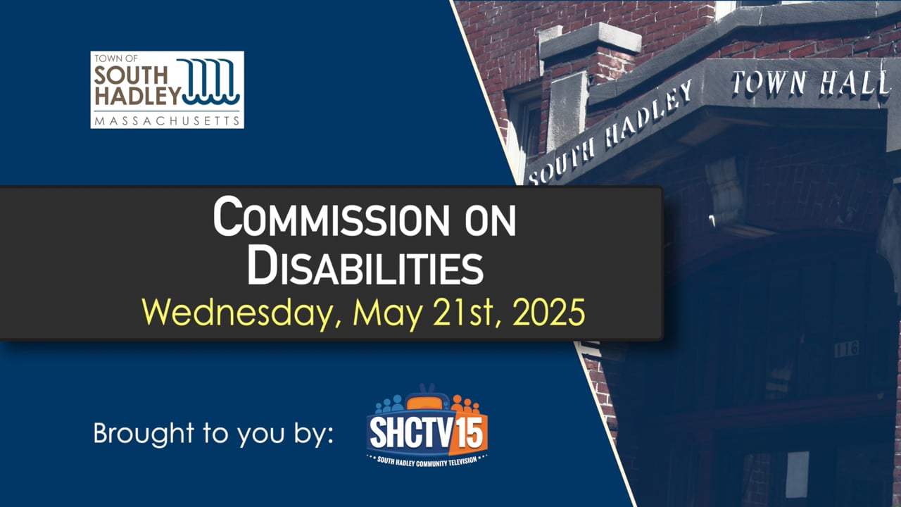 Commission on Disabilities: 05/21/2025