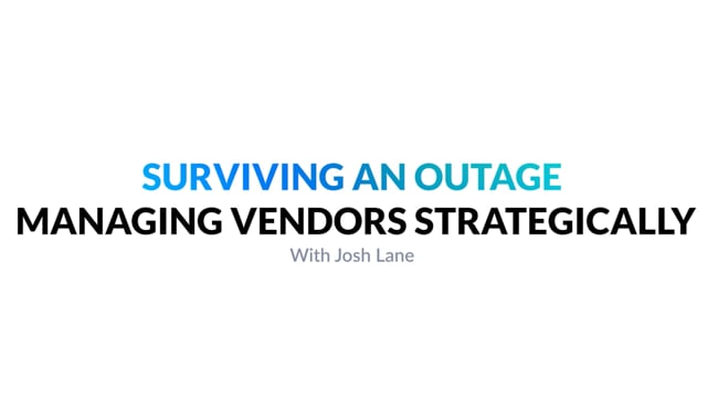 Vendor Management Hot Take