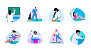 Animated Back To School Illustration, an Education Illustration by Brickclay (Thumbnail 5 of 5)