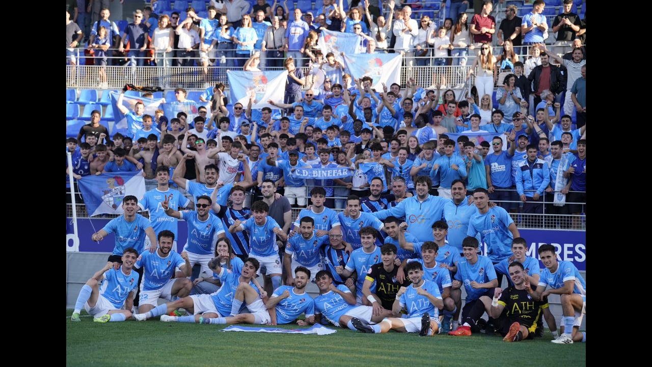 EL CD BINÉFAR JUGARÁ LA FINAL ARAGONESA POR EL ASCENSO A 2ª RFEF  SD Huesca B 2-1 CD Binéfar