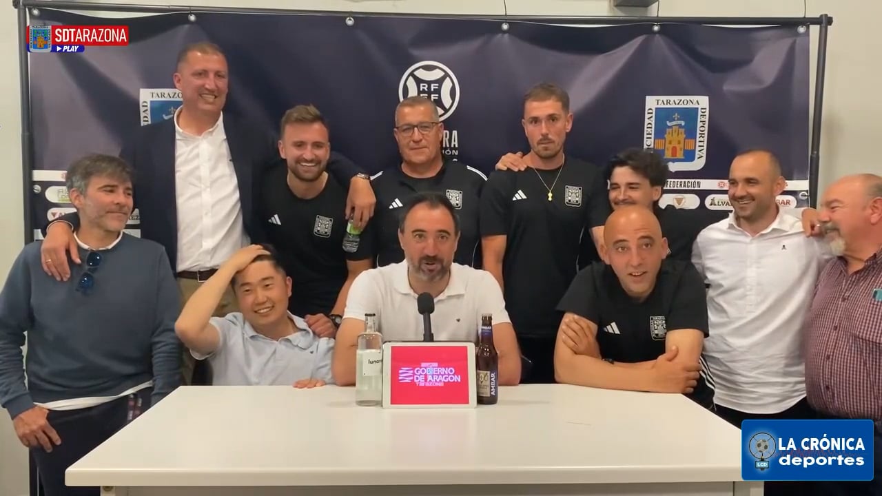 ÚLTIMA RUEDA DE PRENSA (Cuerpo Técnico y Presidente de la SD Tarazona) Todo un ejemplo, enhorabuena !