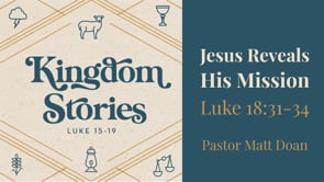 Jesus Reveals His Mission