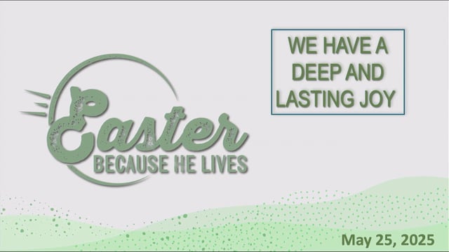 Easter 6, May 25, 2025, Contemporary Service