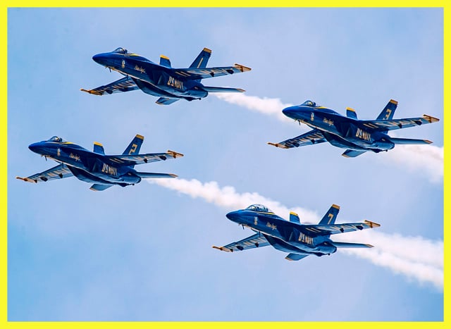 Your United States Navy Blue Angels Flight Demonstration Team 2024/2025