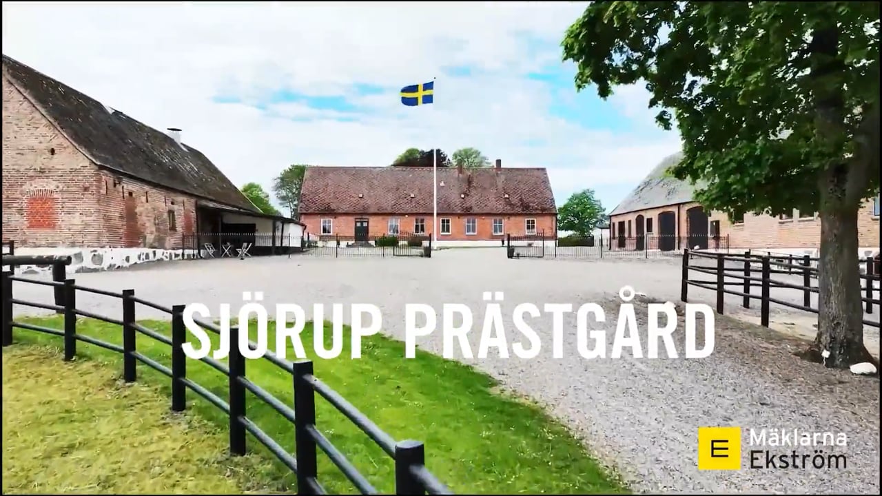 550 m² Gård/skog på Sjörupsvägen 281-17 Sjörup Ystads kommun - video