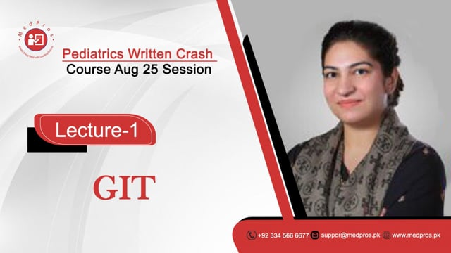 Dr Tahreem Kazi || Lecture-1 || GIT