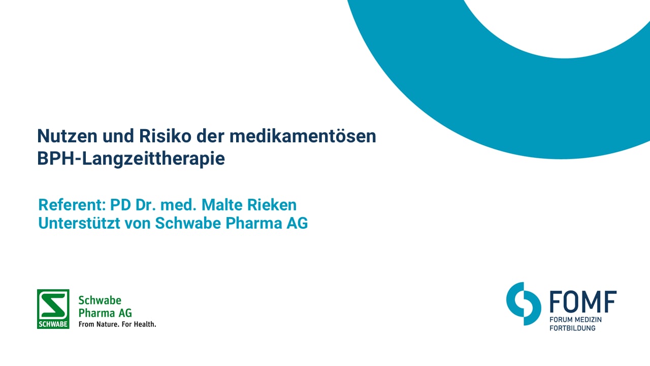 Nutzen und Risiko der medikamentösen BPH-Langzeittherapie