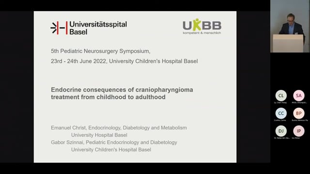 Pediatric Craniopharyngioma Pt.3, Endocrine Consequences of Craniopharyngioma Treatment