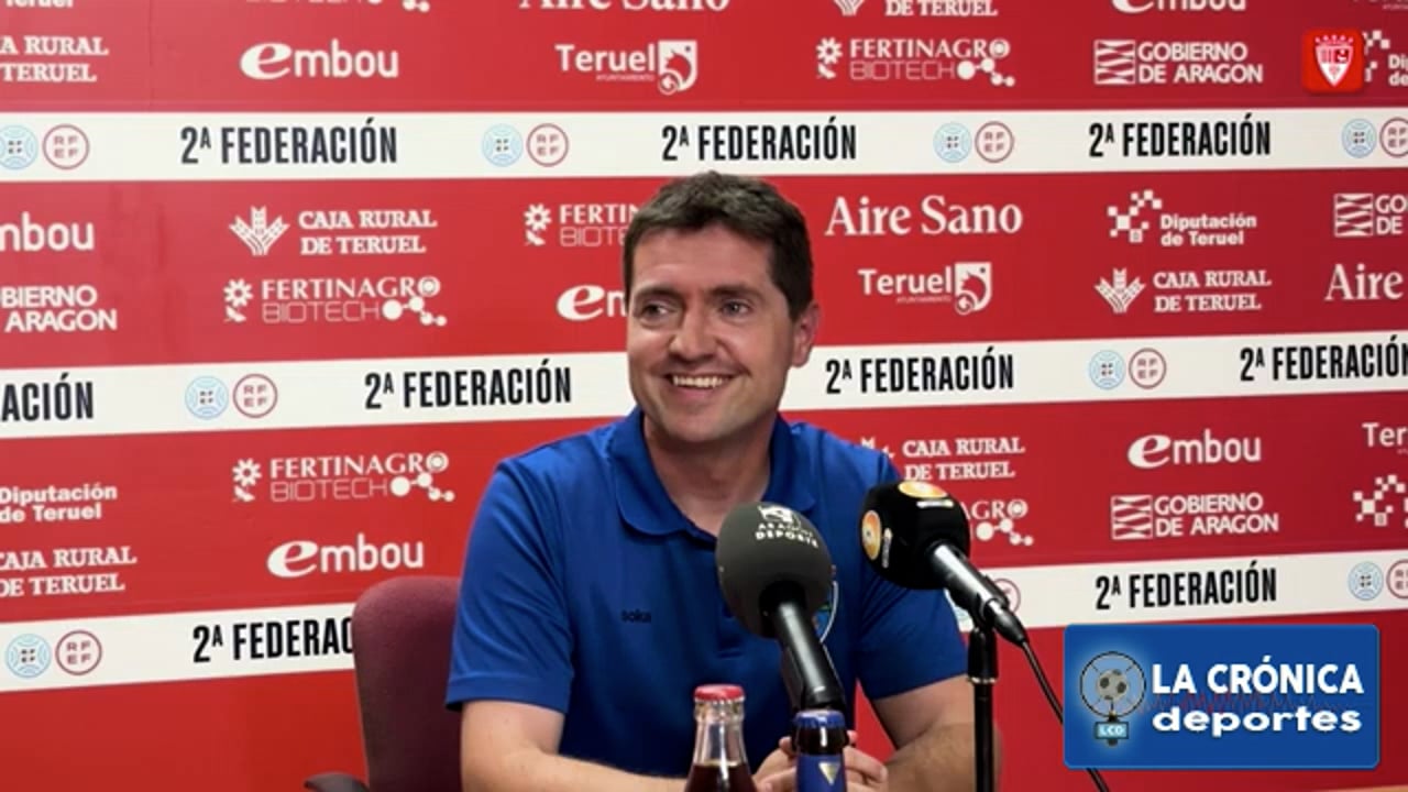 UNAI MENDIA (Entrenador Teruel) CD Teruel 0-0 CD Numancia / IDA FINAL Playoff de Ascenso a 1ª RFEF