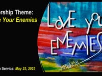 Worship for May 25, 2025