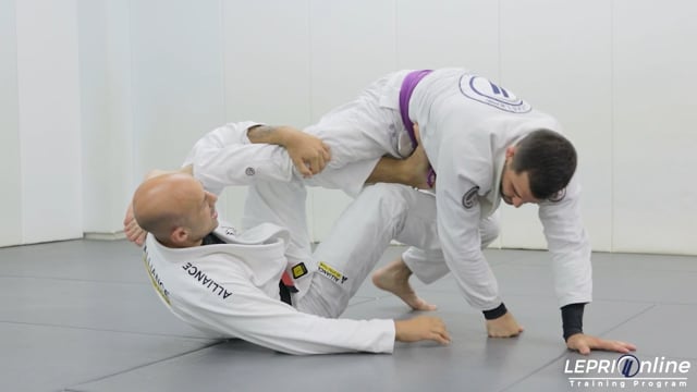Closed Guard to Triangle Submission Attempts to Sweep
