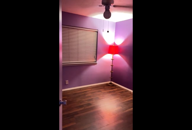 Purple Bedroom in Chill, Artsy Home in Arlington Main Photo