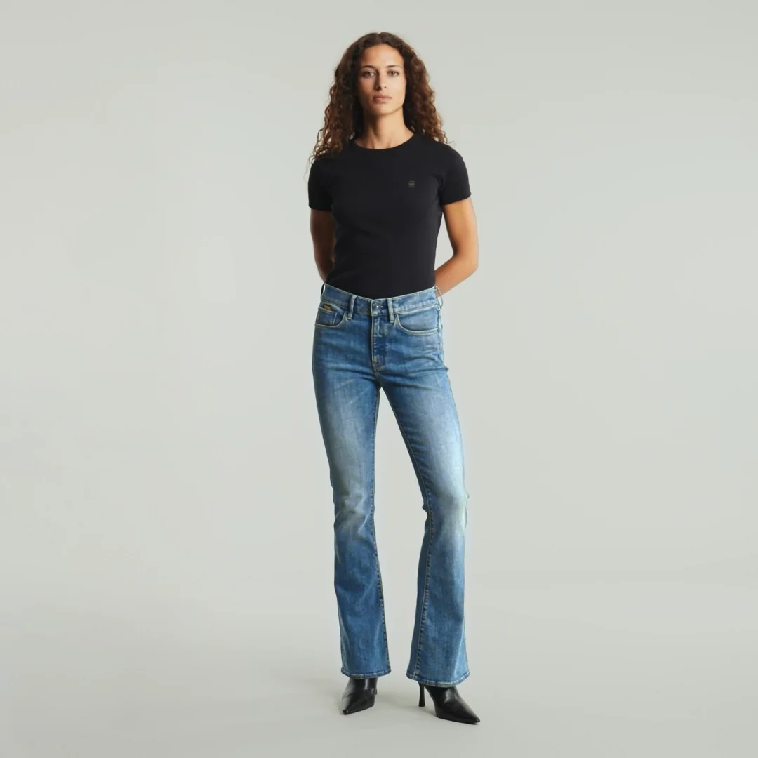 G-STAR RAW dames Jeans 3301 Flare Jeans