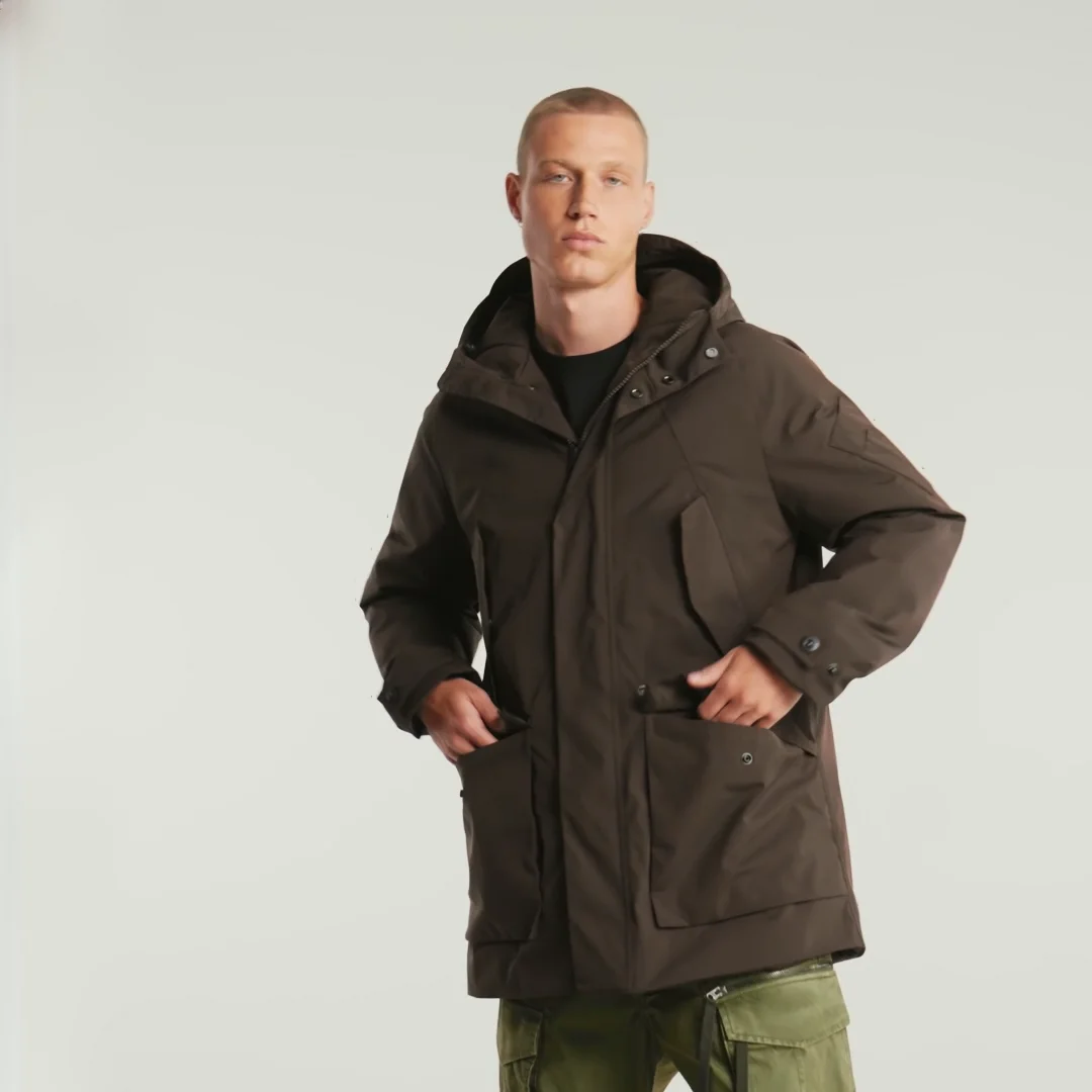 Multipocket Padded Parka | ブラウン | G-STAR® JP
