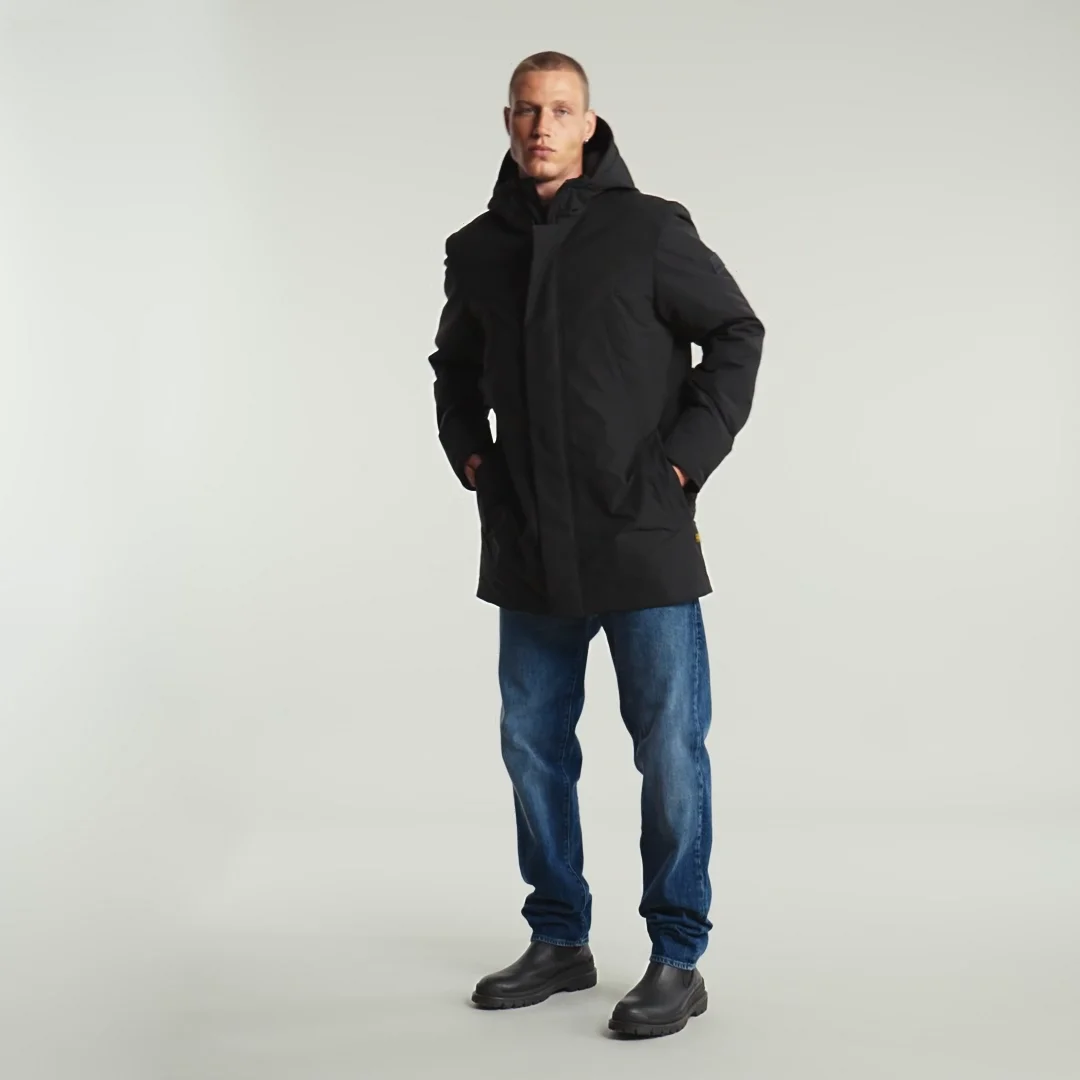 Clean Vodan Padded Hooded Parka | ブラック | G-STAR® JP
