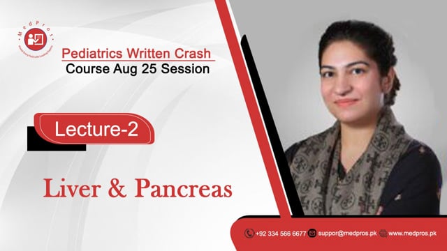 Dr Tahreem Kazi || Lecture-1 || liver & pancreas