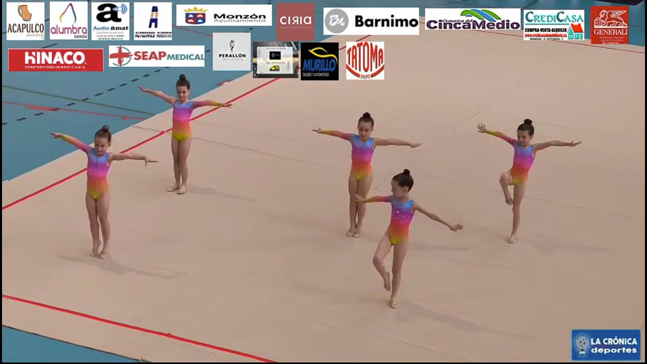 EL CLUB RÍTMICA MONZÓN EN ALCORISA ( TERUEL )