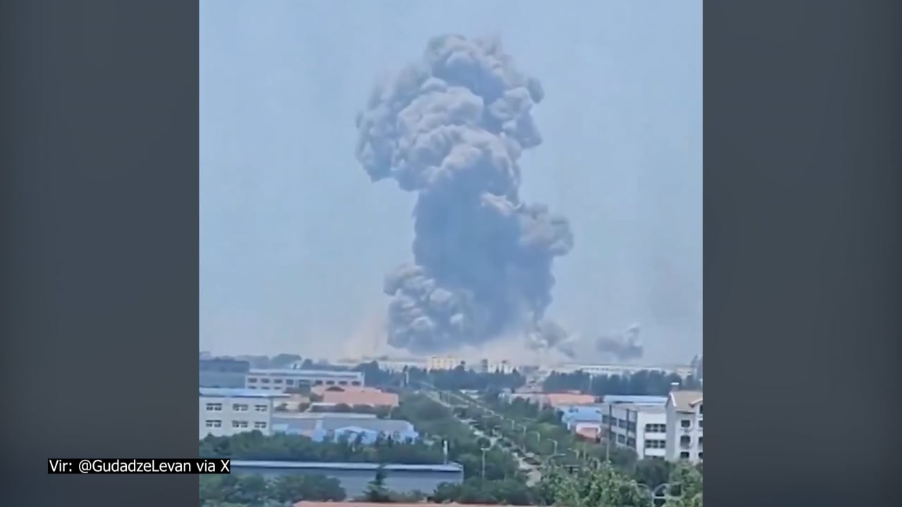 Na Kitajskem odjeknila eksplozija ogromnih razsežnosti