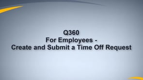 Employee Submit Time Off Request
