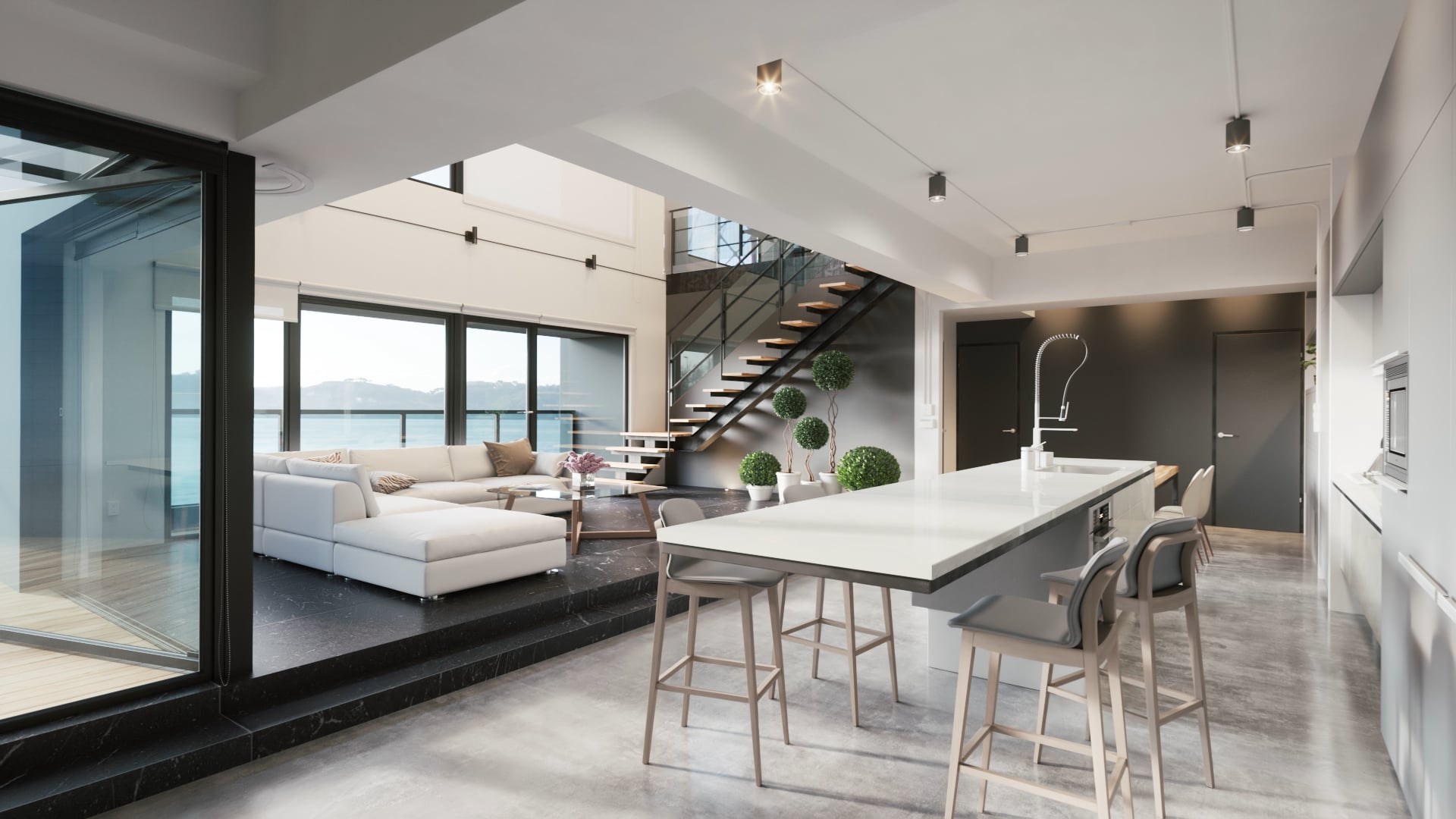 View of Penthouse With Park, Yoga Area, Pool, Gym, Mini Golf, In Queretaro ...