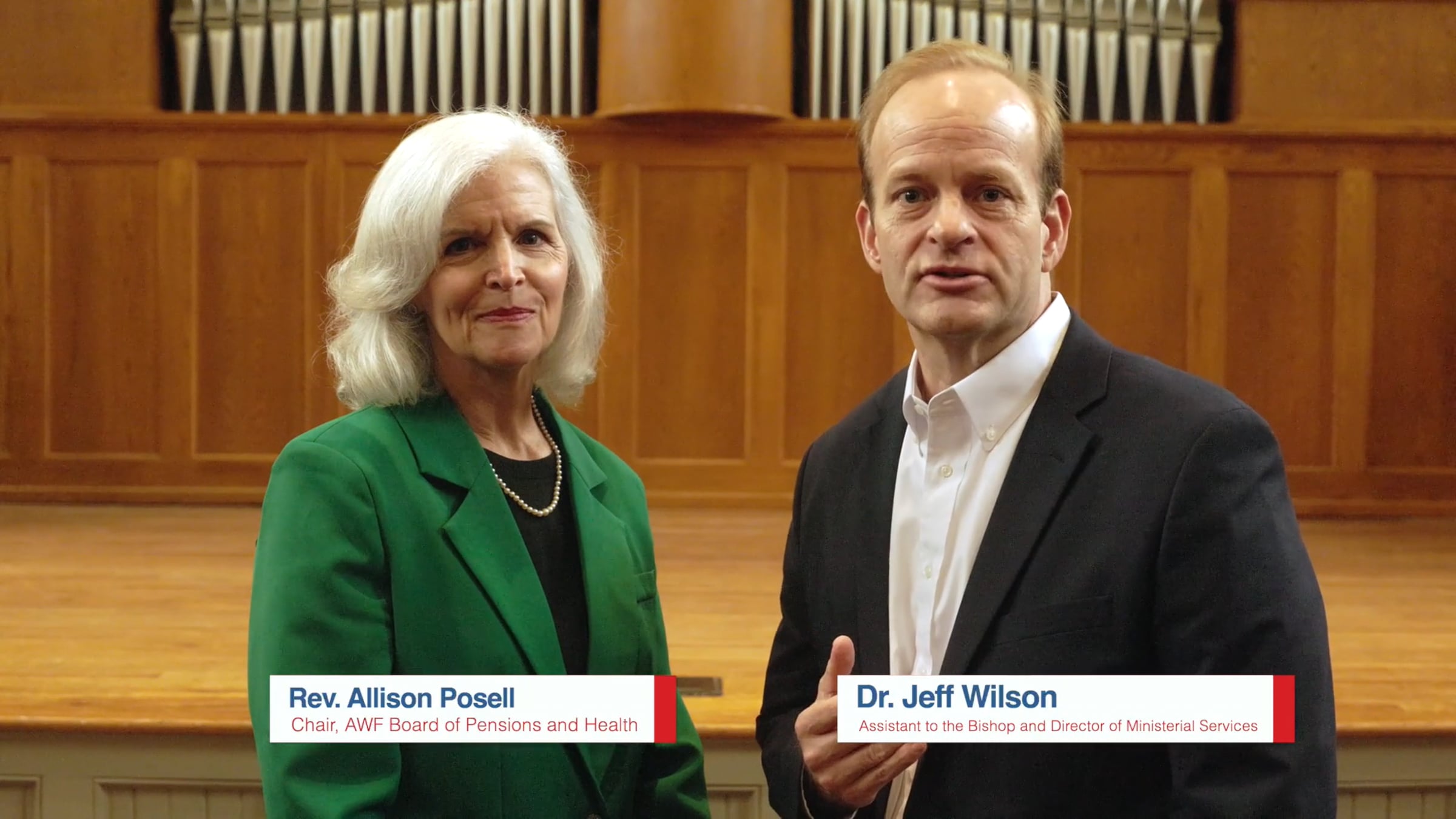A message from the awf board of pensions health and the awf council