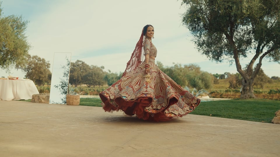 Still from Malvika & Kevin storytelling film by Happy Soul Films, Toronto wedding videographers